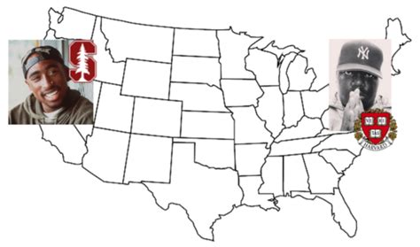 East Coast–West Coast hip hop rivalry .